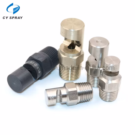 광각 평면 팬 워터 제트 스프레이 노즐 플라스틱 Floodjet 노즐