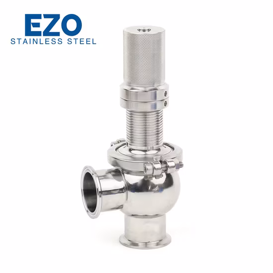 스테인레스 스틸 고순도 클램핑 압력 안전 릴리프 오버 플로우 밸브(JN