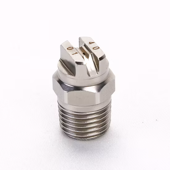 304ss 1/4 세차 65 및 110도 Vee 제트 플랫 팬 스프레이 노즐