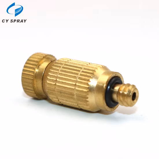 퀵 플러그 저압 분무 가습기 안개 안개 노즐 냉각 시스템 고압 노즐